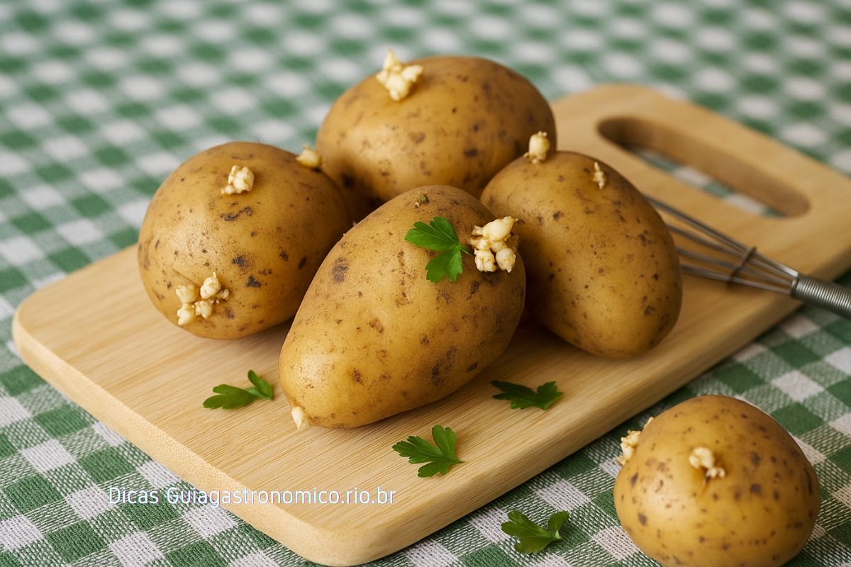 Batata com broto faz mal