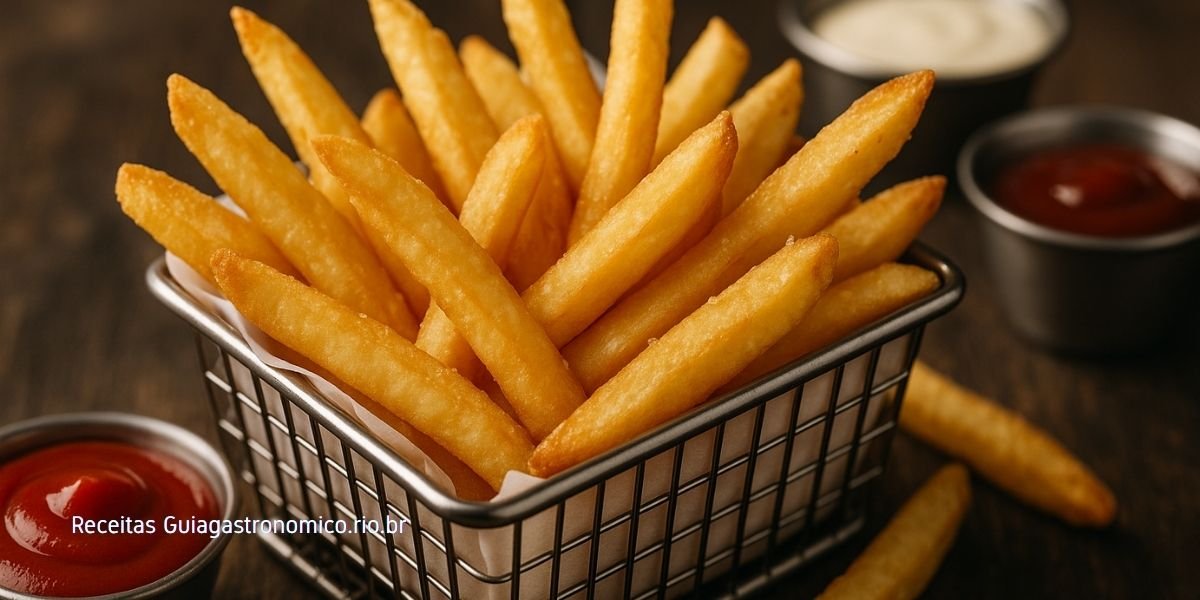 Como fazer batata frita sequinha