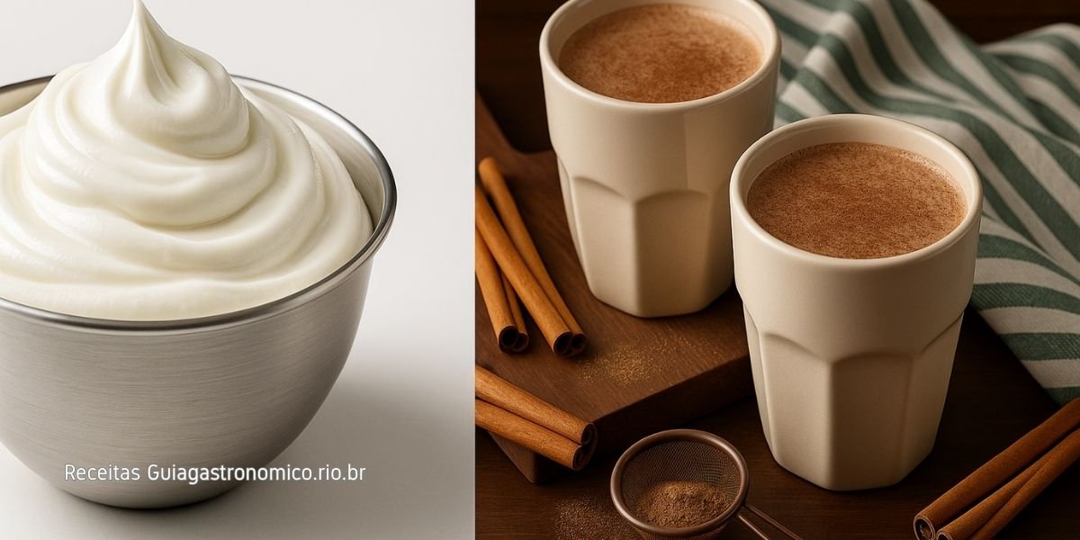 Como fazer chocolate quente com creme de leite