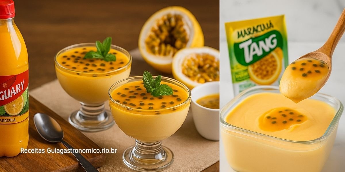 Como fazer mousse de maracujá com suco